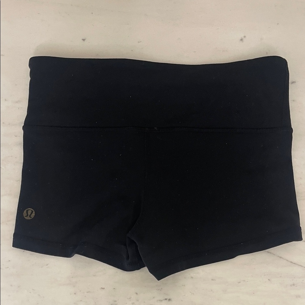 lululemon athletica Midnight Black Athletic Shorts